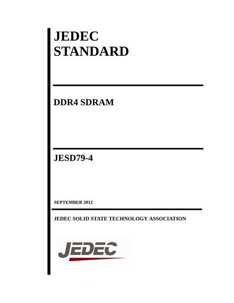 ddr4 specification pdf.